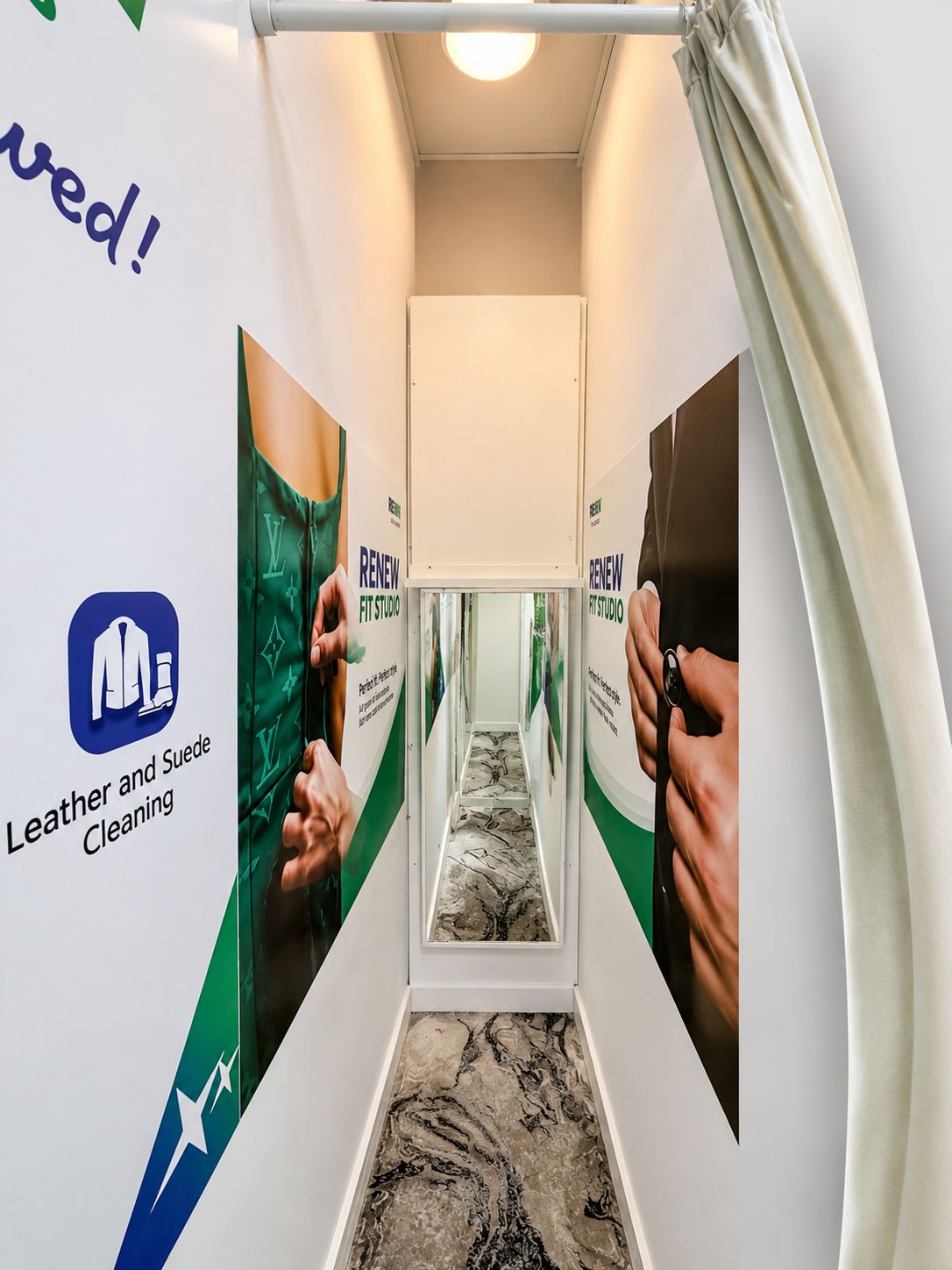 Shoe and bag care at Renew Drycleaners
